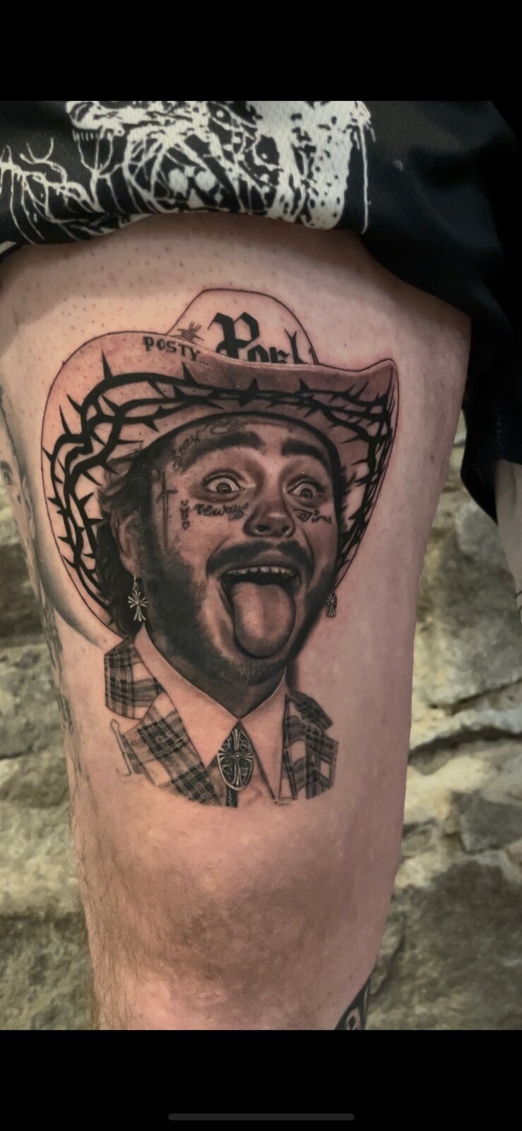 Detailed black and grey realism tattoo by Carli Hall