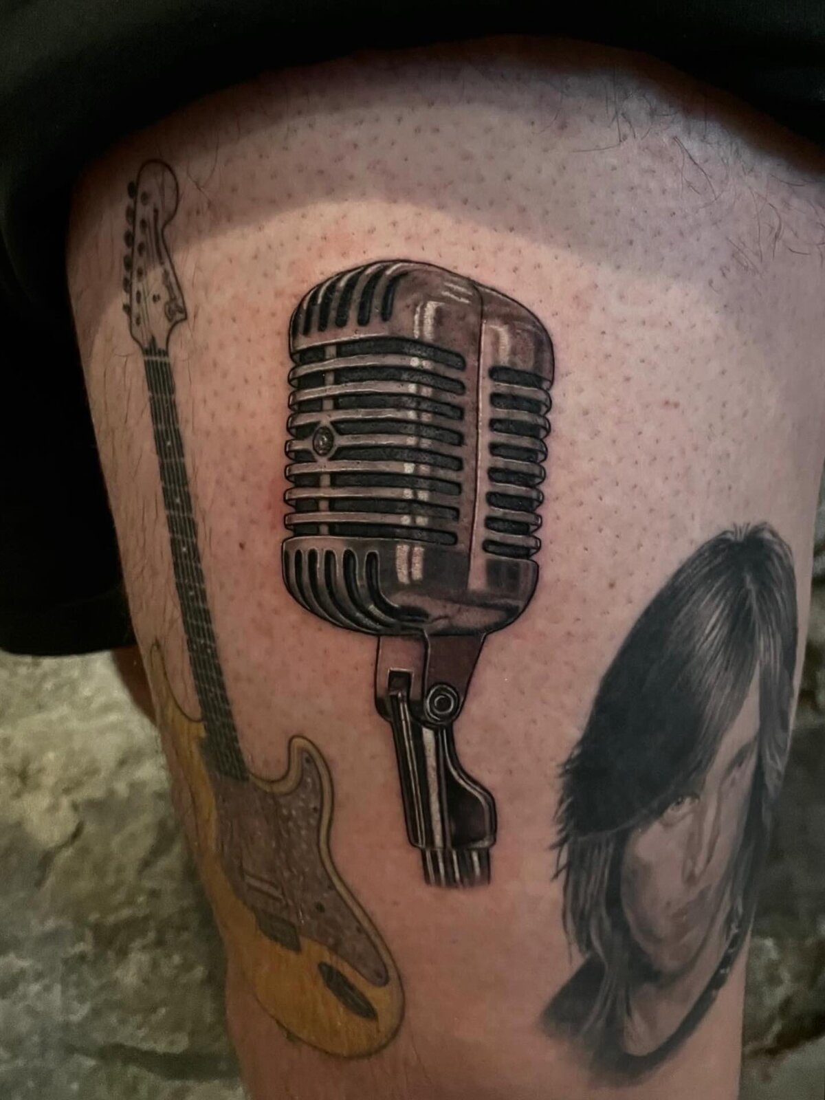 Black and grey realism tattoo by Carli Hall at Avalon Tattoo Collective